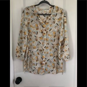 EUC C & E Blouse Size Large